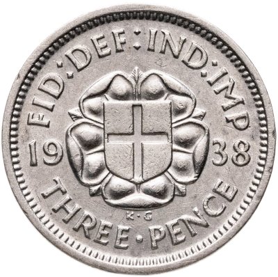 купить Великобритания 3 пенса (pence) 1938