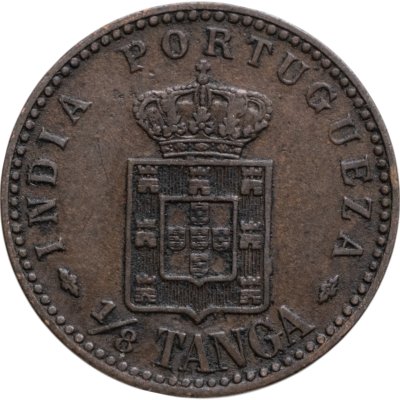 купить Индия (Португальская) 1/8 танга (tanga) 1903