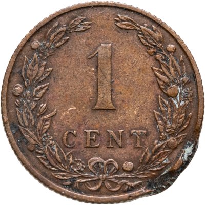 купить Нидерланды 1 цент (cent) 1907