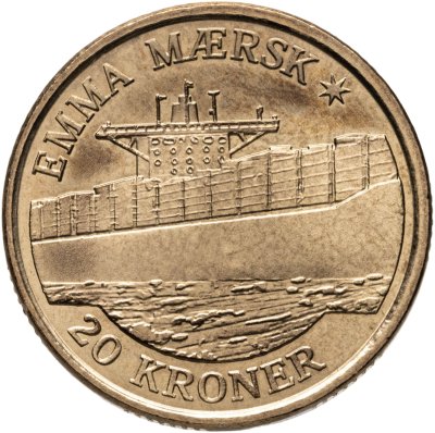 купить Дания 20 крон (kroner) 2011 "Корабли - Эмма Маэрск"