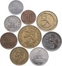 Купить Финляндия набор из 9 монет 1, 5, 10, 50 пенни  и 1, 5 марок 1949-1996