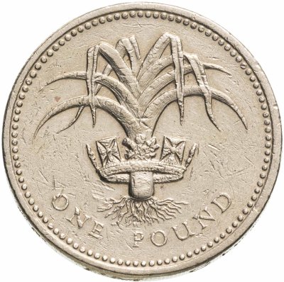 купить Великобритания 1 фунт (pound) 1990