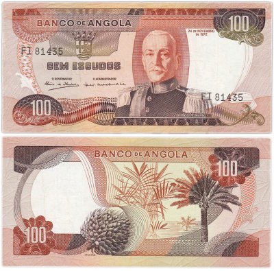 купить Ангола 100 эскудо 1972