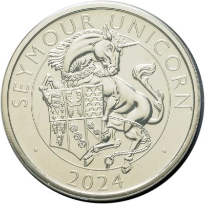 купить Великобритания 5 фунтов 2024 "Звери Тюдоров - Единорог Сеймура" в буклете