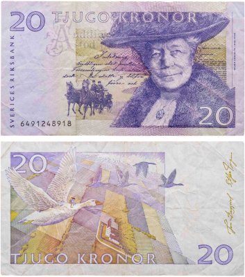 купить Швеция 20 крон 1991-2003 (Pick 61)