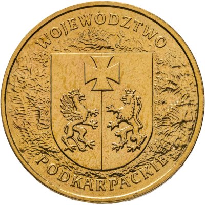 купить Польша 2 злотых 2004 "Герб Подкарпатское воеводство"
