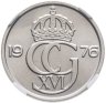 Купить Швеция 50 эре (ore) 1976 в слабе DNC MS68