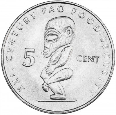 Купить Острова Кука 5 центов 2000