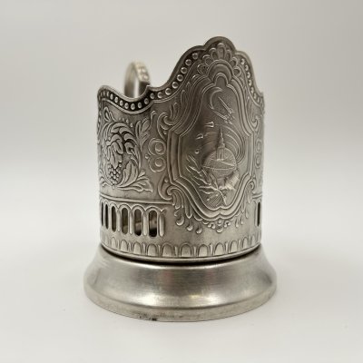 купить Подстаканник "Советский космос", мНЦ (медь-никель-цинк), Кольчугинский завод цветных металлов, СССР, 1970-1980 гг.
