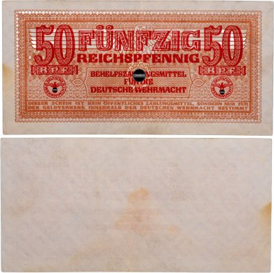 купить Германия, Третий рейх 50 рейхспфеннигов 1942 для Вермахта