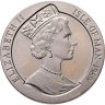 Купить Остров Мэн 1 крона (crown) 1989 "200 лет со дня вступления в должность президента Джорджа Вашингтона"