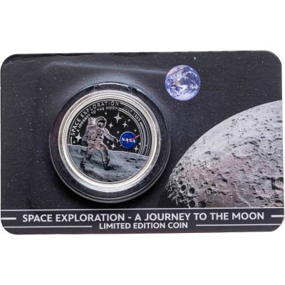 купить Соломоновы острова 1/2 доллара 2025 "НАСА - путешествие на Луну"