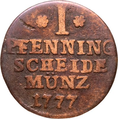 купить Брауншвейг-Вольфенбюттель 1 пфенниг 1777