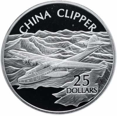 купить Соломоновы острова 25 долларов 2003 "Самолеты мира: Мартин M-130 "Чайна клиппер""