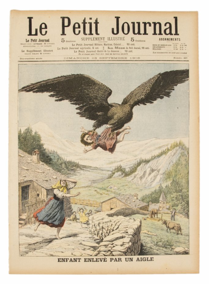 купить Газета "Le Petit Journal" выпуск № 827 от 23 сентября 1906
