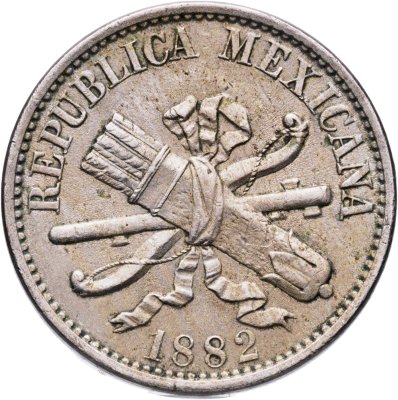 купить Мексика 5 сентаво 1882