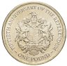 Купить Гибралтар 1 фунт 2017 "50 лет референдуму"
