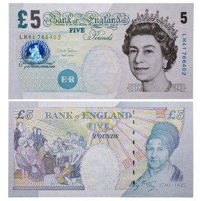 купить Англия 5 фунтов 2002 (Pick 391d)