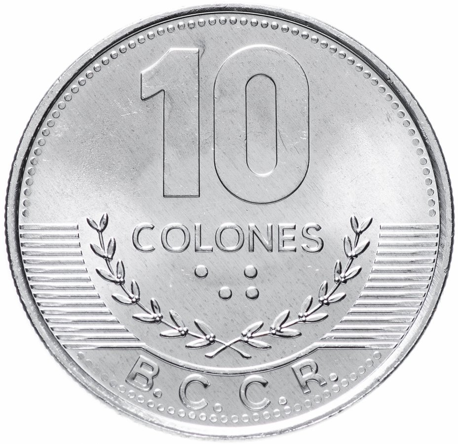 купить Коста-Рика 10 колонов 2016