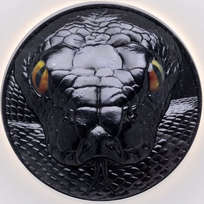 купить Палау 20 долларов 2022 "Питон", в слабе с сертификатом