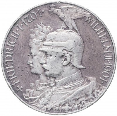 купить Германия (Пруссия) 5 марок 1901 "200-летие Королевства Пруссия"
