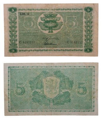 купить Финляндия 5 марок 1939