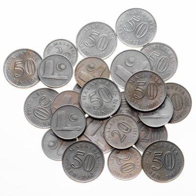 купить Малайзия набор монет 20 и 50 сенов (sen) 1967-1988 (24 штуки)