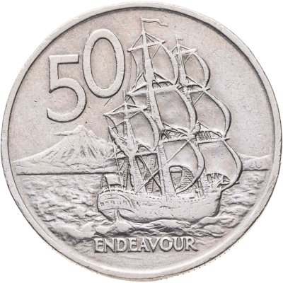 купить Новая Зеландия 50 центов (cents) 1967