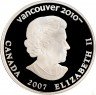 Купить Канада 25 долларов 2007 "XXI зимние Олимпийские Игры, Ванкувер 2010 - Биатлон"