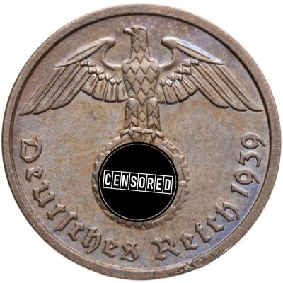 купить Германия (Третий рейх) 2 рейхспфеннига (reichspfennig) 1939 F