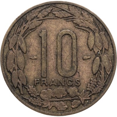 купить Французская Экваториальная Африка и Камерун 10 франков (franc) 1958