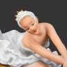 Купить Статуэтка "Сидящая балерина", фарфор, роспись, золочение, Wallendorf, Германия, 1963-1990 гг.