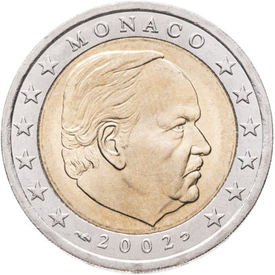 купить Монако 2 евро (euro) 2002