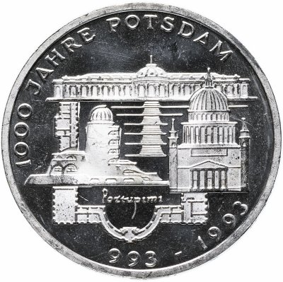 купить Германия 10 марок 1993 "1000 лет городу Потсдам"
