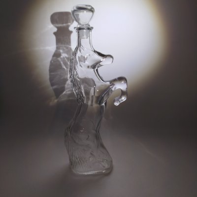 купить Декоративная бутылка в виде лошади "Wild horse", Kefla-Glas GmbH & Co., стекло, Германия, 1990-2010 гг.