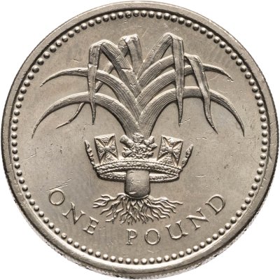 купить Великобритания 1 фунт (pound) 1985