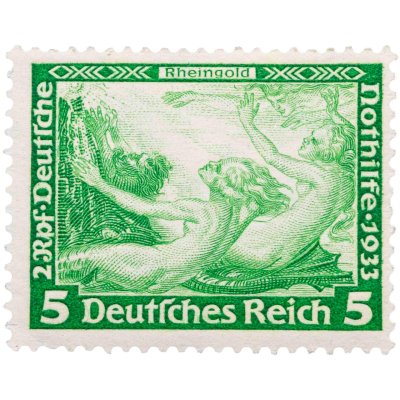 купить Германия, Третий Рейх 5+2 рейхспфеннига 1933 Фонд "Экстренная помощь". Серия "Сцены из произведений Рихарда Вагнера"