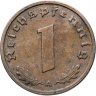 Купить Германия, Третий рейх 1 рейхспфенниг (reichspfennig) 1939 "А"