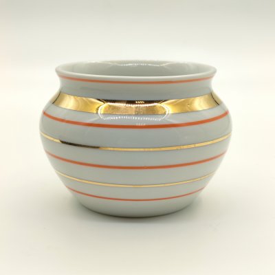 купить Ваза "Радиоволны", фарфор, обводка, золочение, Дмитровский фарфоровый завод (ДФЗ Вербилки), СССР, 1954-1965 гг.