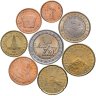Купить Словения, набор из 8 разменных монет евро 2007-2009 гг.