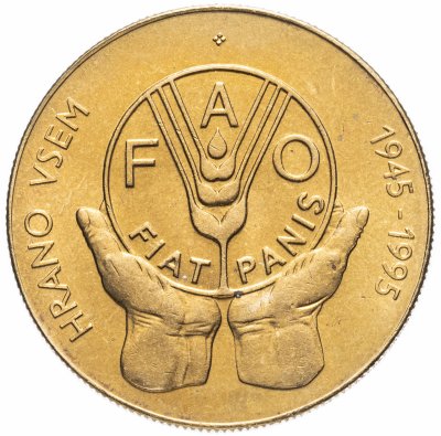 купить Словения 5 толаров (tolarjev) 1995 "50 лет Всемирной продовольственной программе"