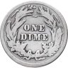 Купить США 10 центов (дайм, one dime) 1916  Barber Dime Без отметки монетного двора