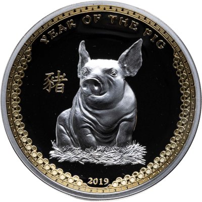 купить Палау 5 долларов 2019 "Год свиньи"