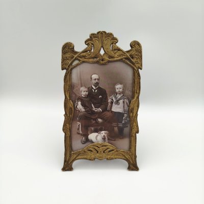 купить Рамка для фотографии, выполненная в стиле модерн, металл, патинирование, стекло, металл, патинирование, стекло, Россия, 2010-2015 гг.