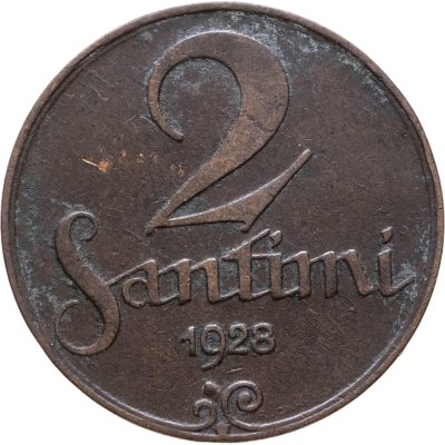 купить Латвия 2 сантима (santimi) 1928