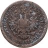 Купить Австрия 5/10 крейцера 1858 B