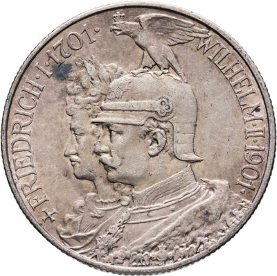 купить Германия (Империя) 2 марки (mark) 1901 "200 лет Пруссии"