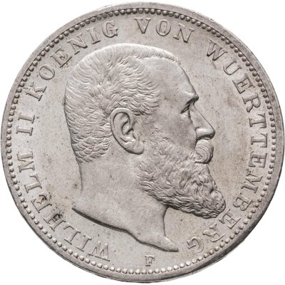 купить Германская Империя, Вюртемберг 3 марки 1912 F