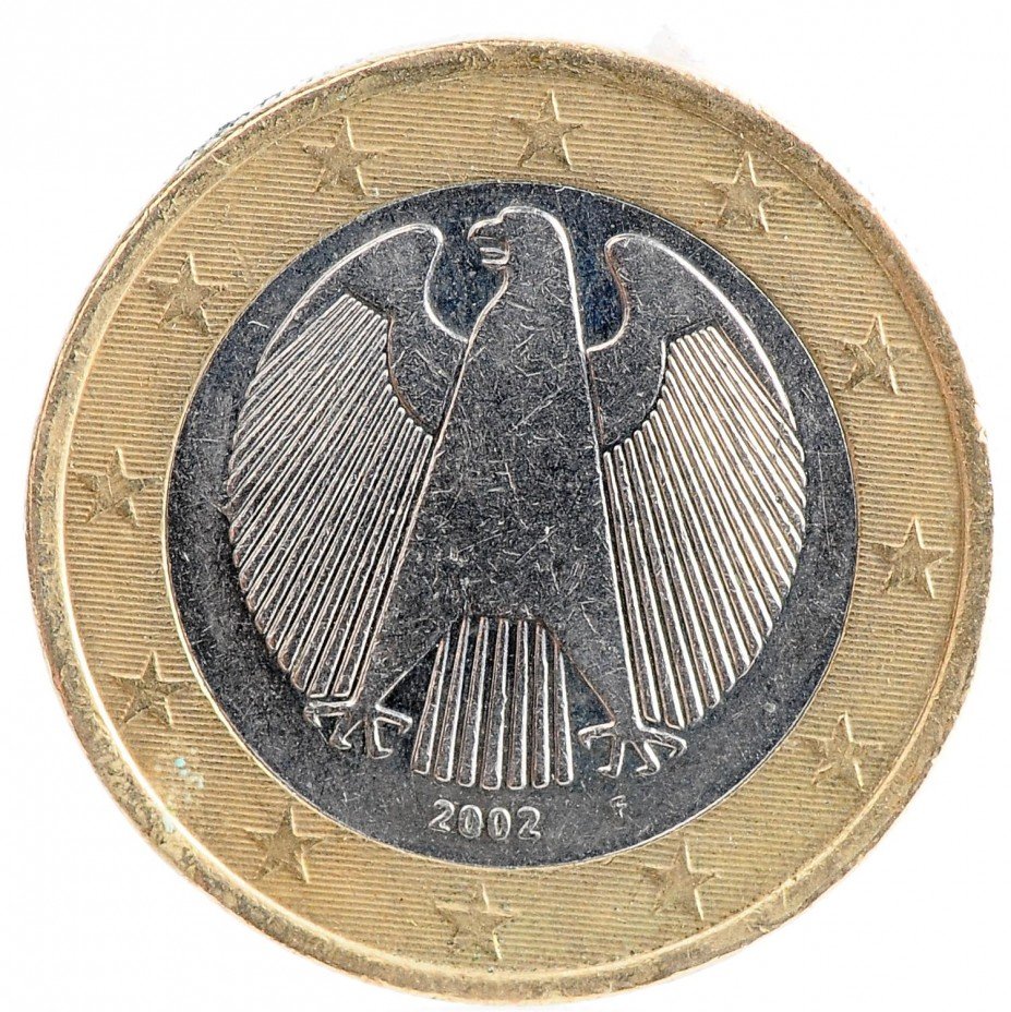 купить Германия 1 евро 2002 F