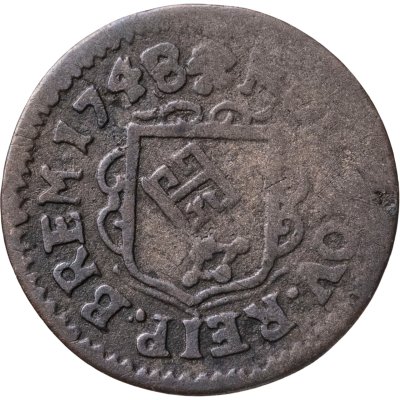 купить Бремен 1 гротен 1748